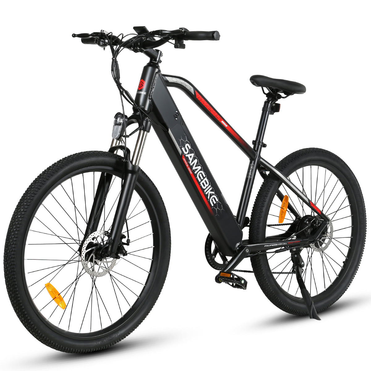 Bicicleta Eléctrica SAMEBIKE MY275 FT - Potencia 350W Batería 48V10.4AH Autonomía 40KM Freno de Disco Mecánico - Negro