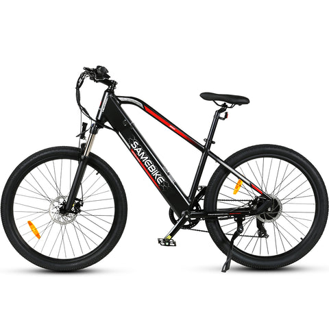 Bicicleta Eléctrica SAMEBIKE MY275 FT - Potencia 350W Batería 48V10.4AH Autonomía 40KM Freno de Disco Mecánico - Negro