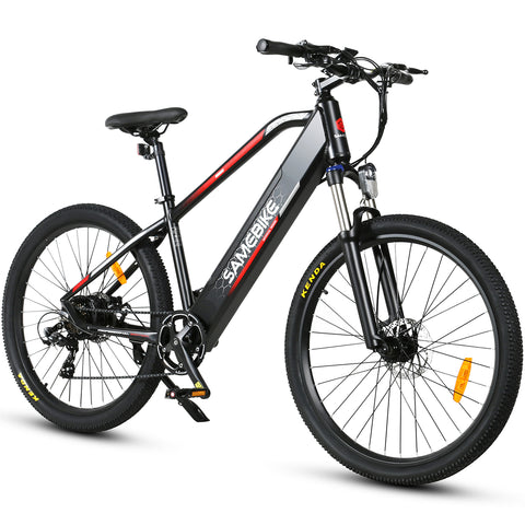 Bicicleta Eléctrica SAMEBIKE MY275 FT - Potencia 350W Batería 48V10.4AH Autonomía 40KM Freno de Disco Mecánico - Negro