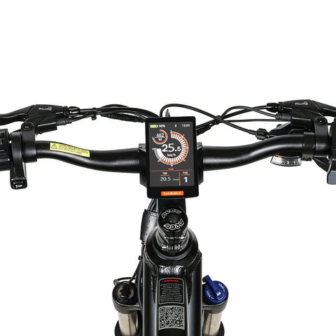 Bicicleta Eléctrica SAMEBIKE MY275 FT - Potencia 350W Batería 48V10.4AH Autonomía 40KM Freno de Disco Mecánico - Blanco