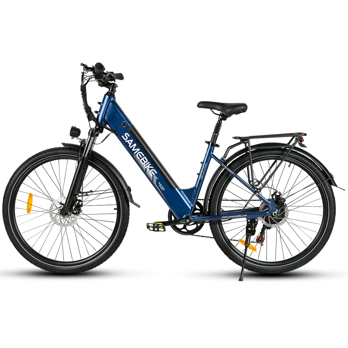 Bicicleta Eléctrica SAMEBIKE RS-A01 Pro - Potencia 350W Batería  36V15AH Autonomía 40KM Freno de Disco Mecánico - Azul