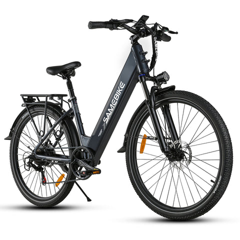 Bicicleta Eléctrica SAMEBIKE RS-A01 Pro - Potencia 350W Batería  36V15AH Autonomía 40KM Freno de Disco Mecánico - Gris