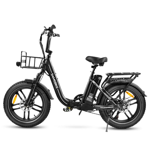 Bicicleta Eléctrica SAMEBIKE C05 Pro - Potencia 350W Batería 36V13Ah Autonomía 35KM Freno de Disco Mecánico - Negro