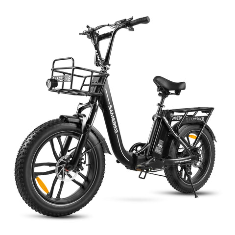 Bicicleta Eléctrica SAMEBIKE C05 Pro - Potencia 350W Batería 36V13Ah Autonomía 35KM Freno de Disco Mecánico - Negro