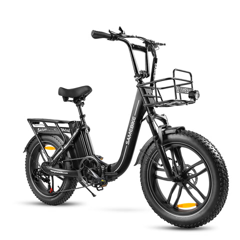 Bicicleta Eléctrica SAMEBIKE C05 Pro - Potencia 350W Batería 36V13Ah Autonomía 35KM Freno de Disco Mecánico - Negro