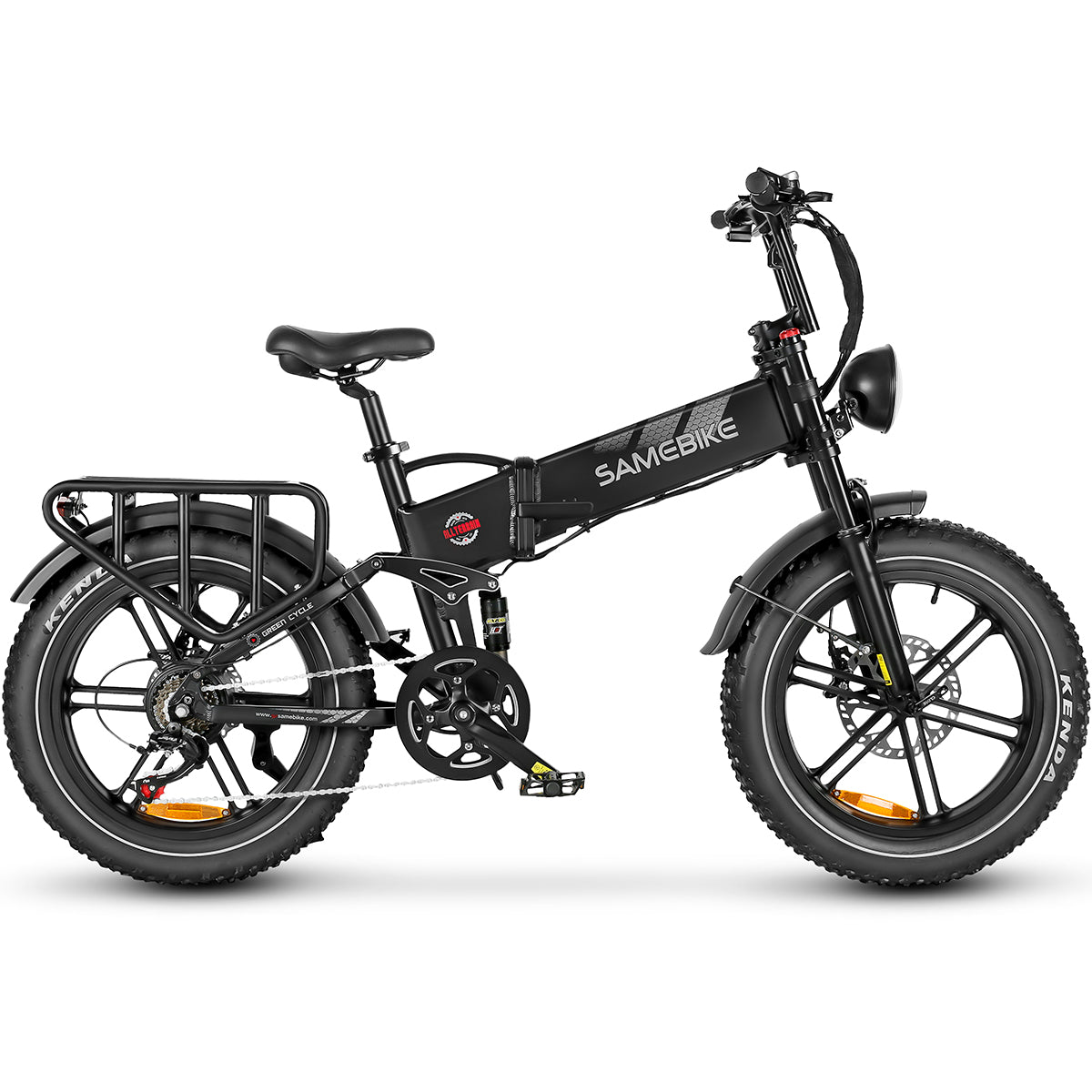 SAMEBIKE RS-A02 Bicicleta Eléctrica- Potencia 750W Batería 48V17AH Autonomía 55KM Freno de Disco Hidráulico - Negro