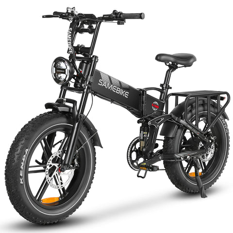 SAMEBIKE RS-A02 Bicicleta Eléctrica- Potencia 750W Batería 48V17AH Autonomía 55KM Freno de Disco Hidráulico - Negro