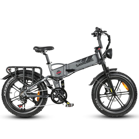 SAMEBIKE RS-A02 Bicicleta Eléctrica- Potencia 750W Batería 48V17AH Autonomía 55KM Freno de Disco Hidráulico - Gris