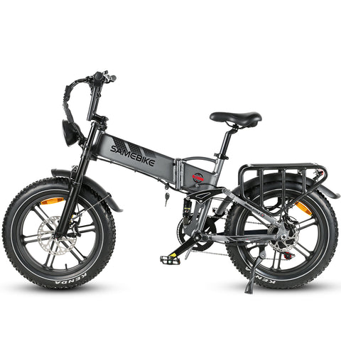 SAMEBIKE RS-A02 Bicicleta Eléctrica- Potencia 750W Batería 48V17AH Autonomía 55KM Freno de Disco Hidráulico - Gris