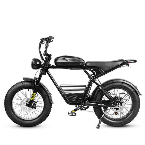 SAMEBIKE M20-I Bicicleta Eléctrica - Potencia 1200W Batería 48V18Ah Autonomía 65KM Freno de Disco Hidráulico - Negro