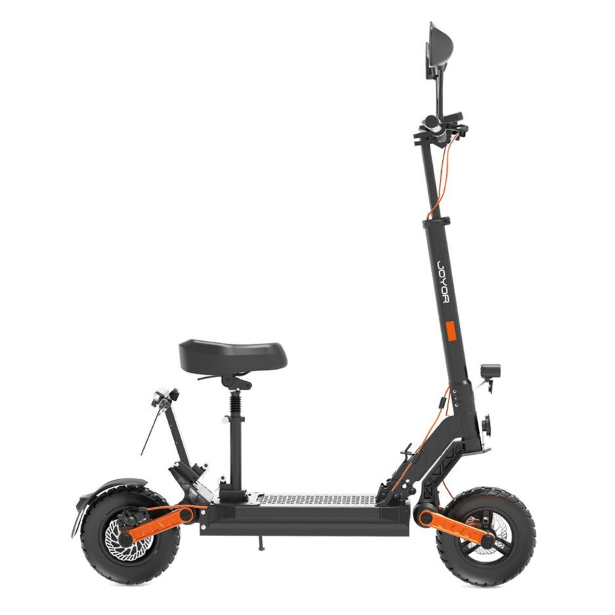 Motocicleta Eléctrica JOYOR S8E - Motor 800W Batería 48V26AH Neumáticos 10 Pulgadas Freno de Disco Certificado COC Licencia de Apoyo - Negro