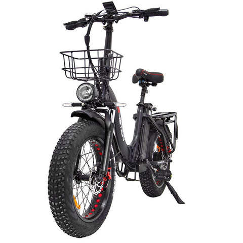 Bicicleta eléctrica DrveTion CT20 - Potencia 750W Batería 48V 10AH Ruedas 20" Frenos de Disco - Negro