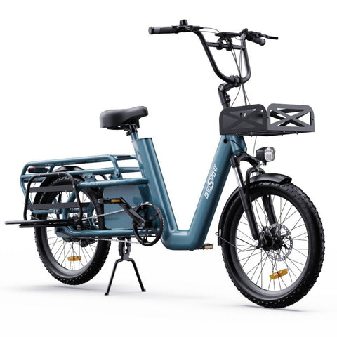 Bicicleta Eléctrica ONESPORT OT01 -  Potencia 650W Batería 48V27AH Neumáticos 20" Frenos de disco hidráulicos - Azul