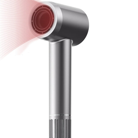 Micollme H6S Secador de Pelo – 1600W de Potencia 23m/s de Flujo de Aire 59dB de Ruido 3 Modos de Calefacción - Gris