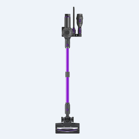 Vactidy V8 Pro Aspiradora Mano – 25000Pa Potencia de Succión 35 Min de Autonomía 66dB de Ruido 2200mAh de Batería - Negro morado