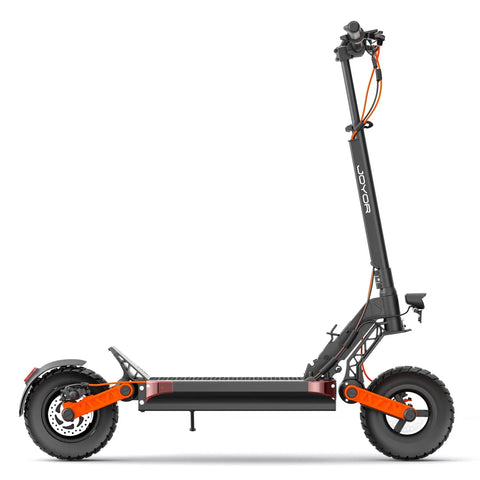 JOYOR S8 Plegable Patinete Eléctrico - Motor 600W Batería 48V26AH Neumáticos de 10 Pulgadas Frenos de Disco Mecánicos - Negro