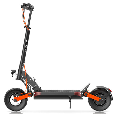 JOYOR S8 Plegable Patinete Eléctrico - Motor 600W Batería 48V26AH Neumáticos de 10 Pulgadas Frenos de Disco Mecánicos - Negro