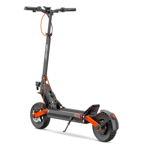 JOYOR S8 Plegable Patinete Eléctrico - Motor 600W Batería 48V26AH Neumáticos de 10 Pulgadas Frenos de Disco Mecánicos - Negro