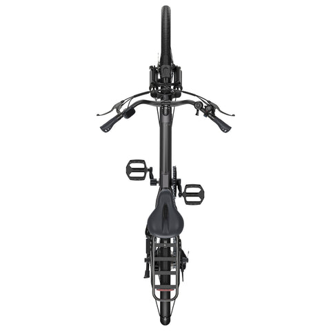 Bicicleta Eléctrica HillMilES MileCity 1 - Motor 250W Batería 36V13Ah Neumáticos de 26 Pulgadas Frenos de Disco Mecánicos - Gris