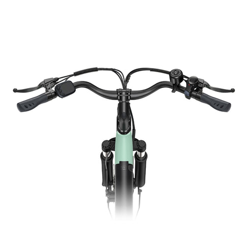 Bicicleta Eléctrica HillMilES MileCity 1 - Motor 250W Batería 36V13Ah Neumáticos de 26 Pulgadas Frenos de Disco Mecánicos - Verde