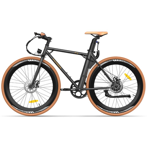 Bicicleta Eléctrica FAFREES F1 10AH - Motor 250W Batería 36V10AH Neumáticos de 27.5 Pulgadas Frenos de Disco Mecánicos - Negro
