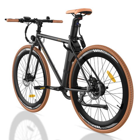 Bicicleta Eléctrica FAFREES F1 10AH - Motor 250W Batería 36V10AH Neumáticos de 27.5 Pulgadas Frenos de Disco Mecánicos - Negro