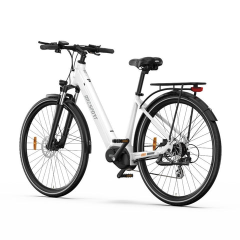 Bicicleta Eléctrica ONESPORT OT07 - Motor 250W Batería 36V10.4AH Neumáticos de 27,5 - Blanco