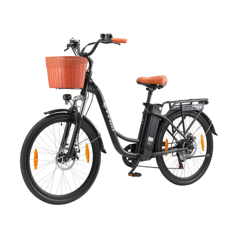 Bicicleta Eléctrica TTGO YY-26ST - Motor 250W Batería 36V14.5AH Ruedas de 26 Pulgadas Freno de Disco Mecánico - Negro