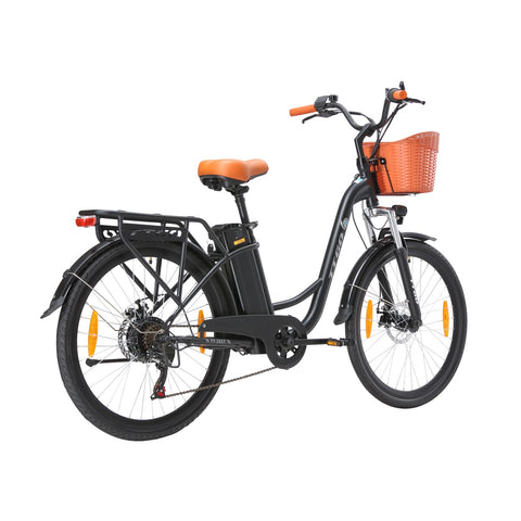 Bicicleta Eléctrica TTGO YY-26ST - Motor 250W Batería 36V14.5AH Ruedas de 26 Pulgadas Freno de Disco Mecánico - Negro
