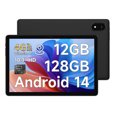Tableta Alldocube iPlay 60 S 4G - Procesador Unisoc T606 Android 14, 10.1 Pulgadas Pantalla 4GB+128GB Batería 6200mAh - Gris