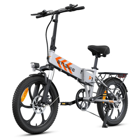 Bicicleta eléctrica ENGWE P1 - Neumáticos De 20  Pulgadas 250W  Batería 36V13AH Frenos Mecánicos De Disco - Plata