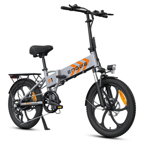 Bicicleta eléctrica ENGWE P1 - Neumáticos De 20  Pulgadas 250W  Batería 36V13AH Frenos Mecánicos De Disco - Plata