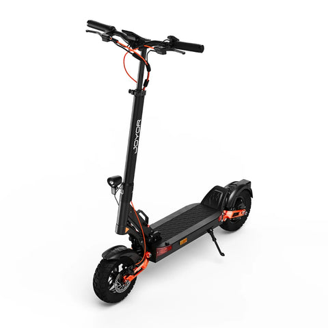 JOYOR T6 Plegable Patinete Eléctrico - Motor 600W Batería 48V18AH Neumáticos de 10 Pulgadas Frenos de Disco - Negro