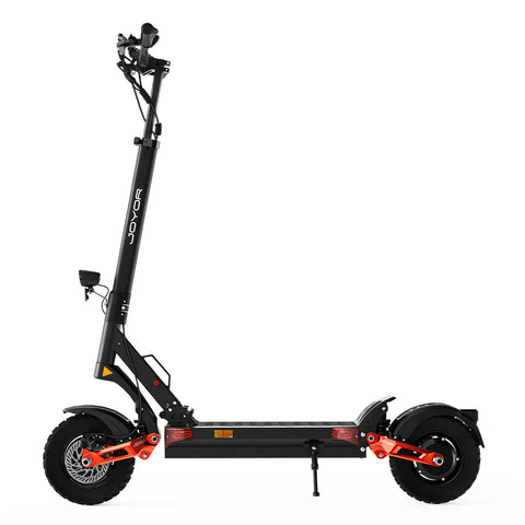 JOYOR T10 Plegable Patinete Eléctrico - Motor 2x1000W Batería 60V18AH Neumáticos de 10 Pulgadas Frenos de disco hidráulicos - Negro