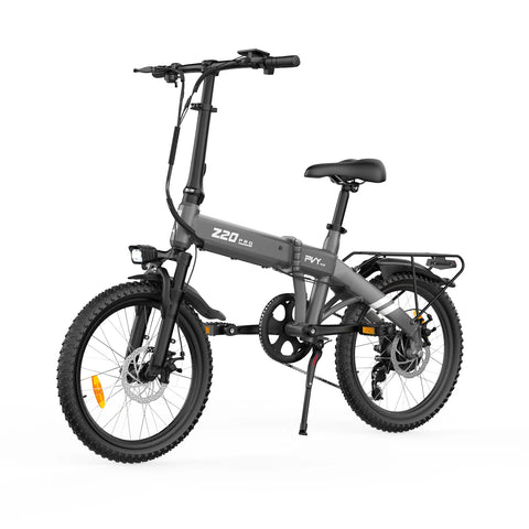 Bicicleta Eléctrica PVY Z20 PRO EVO - Motor 250W Batería 36V14.5AH Neumáticos De 20 Pulgadas Frenos De Disco Mecánicos - Gris