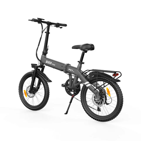 Bicicleta Eléctrica PVY Z20 PRO EVO - Motor 250W Batería 36V14.5AH Neumáticos De 20 Pulgadas Frenos De Disco Mecánicos - Gris