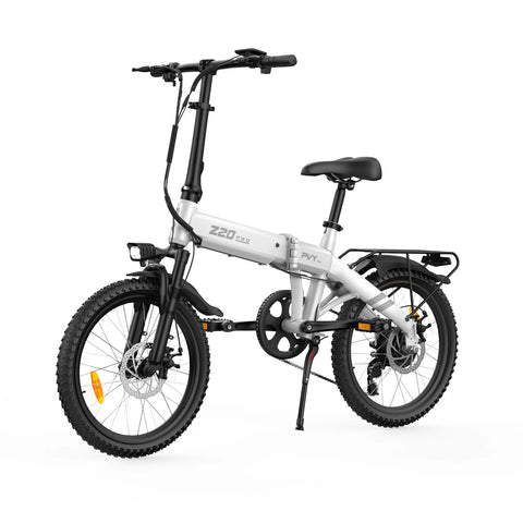 Bicicleta Eléctrica PVY Z20 PRO EVO - Motor 250W Batería 36V14.5AH Neumáticos De 20 Pulgadas Frenos De Disco Mecánicos - Blanco