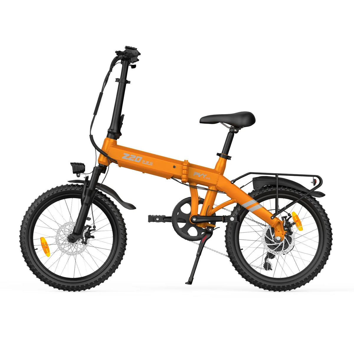 Bicicleta Eléctrica PVY Z20 PRO EVO - Motor 250W Batería 36V14.5AH Neumáticos De 20 Pulgadas Frenos De Disco Mecánicos - Naranja