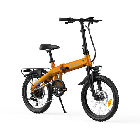 Bicicleta Eléctrica PVY Z20 PRO EVO - Motor 250W Batería 36V14.5AH Neumáticos De 20 Pulgadas Frenos De Disco Mecánicos - Naranja