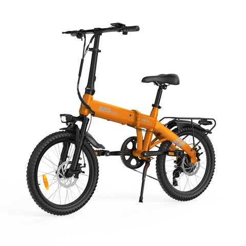 Bicicleta Eléctrica PVY Z20 PRO EVO - Motor 250W Batería 36V14.5AH Neumáticos De 20 Pulgadas Frenos De Disco Mecánicos - Naranja