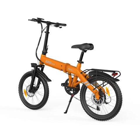 Bicicleta Eléctrica PVY Z20 PRO EVO - Motor 250W Batería 36V14.5AH Neumáticos De 20 Pulgadas Frenos De Disco Mecánicos - Naranja
