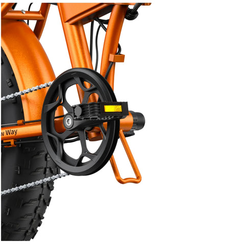 ENGWE EP-2 BOOST E-bike - Motor 250W Batería 48V13AH Neumáticos De 20 Pulgadas Frenos De Disco Hidráulico - Naranja