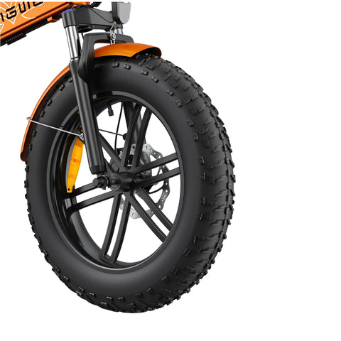ENGWE EP-2 BOOST E-bike - Motor 250W Batería 48V13AH Neumáticos De 20 Pulgadas Frenos De Disco Hidráulico - Naranja