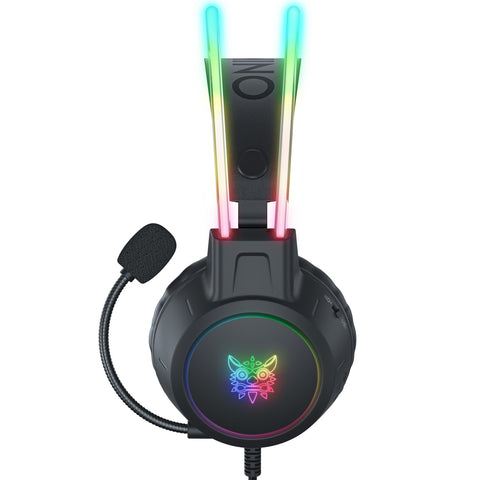 Auriculares Gaming ONIKUMA X15 PRO RGB Con Micrófono Y Diadema Ajustable - Negro