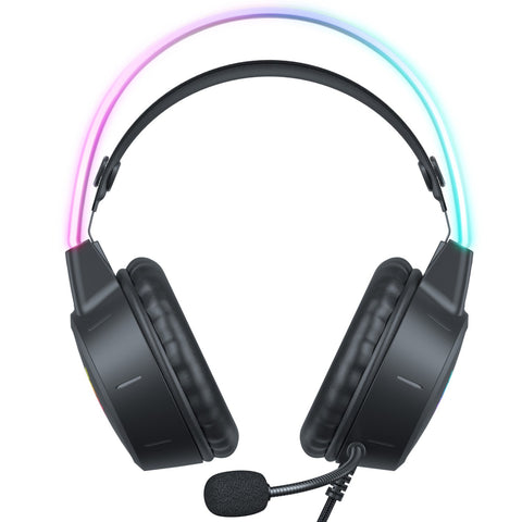 Auriculares Gaming ONIKUMA X15 PRO RGB Con Micrófono Y Diadema Ajustable - Negro