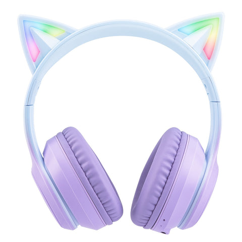Auriculares Gaming ONIKUMA B90 RGB Con Micrófono Y Diadema Ajustable - Púrpura Degradado