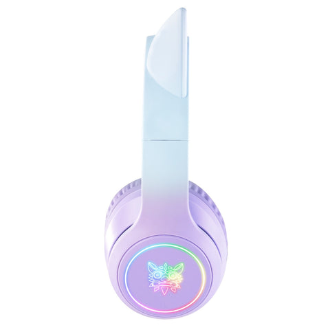 Auriculares Gaming ONIKUMA B90 RGB Con Micrófono Y Diadema Ajustable - Púrpura Degradado