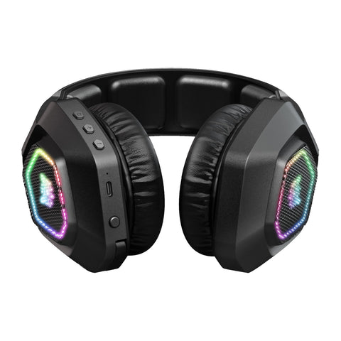 Auriculares Gaming ONIKUMA B100 RGB Con Micrófono Y Diadema Ajustable - Negro