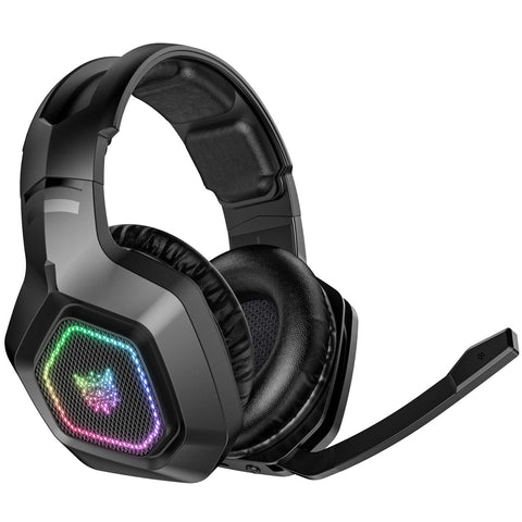 Auriculares Gaming ONIKUMA B100 RGB Con Micrófono Y Diadema Ajustable - Negro