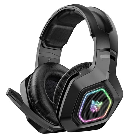 Auriculares Gaming ONIKUMA B100 RGB Con Micrófono Y Diadema Ajustable - Negro